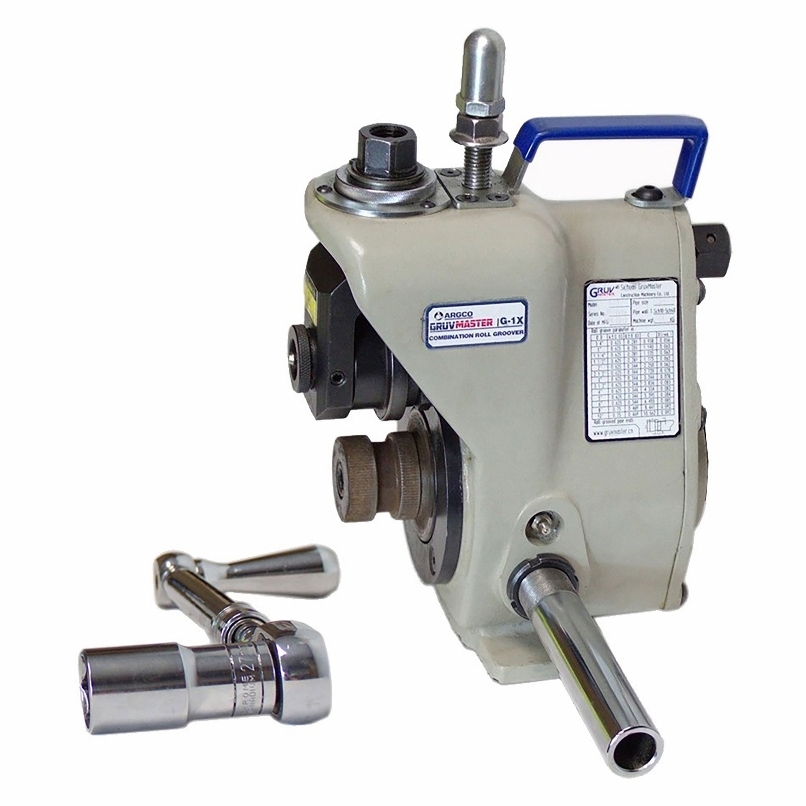ARGCO RGM-840 Heavy Duty Capacity 1″ to 12″ in Air Combo Roll Groover with Ca…