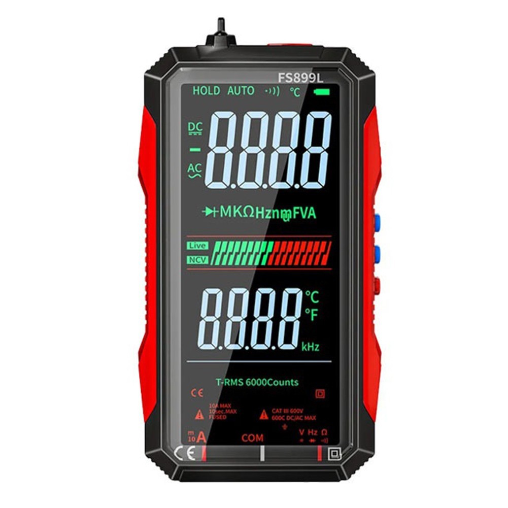 FS899L 6000 Counts Smart Multimeter Rechargeable Built in 200mAh