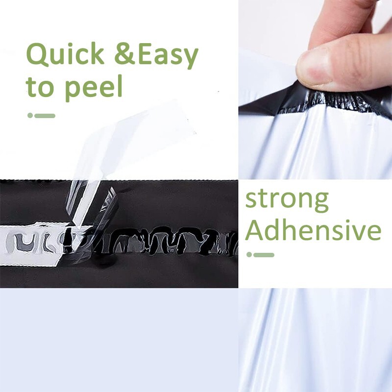 12×15.5 small waterproof mailing transport bag, flexible mailing bag in white