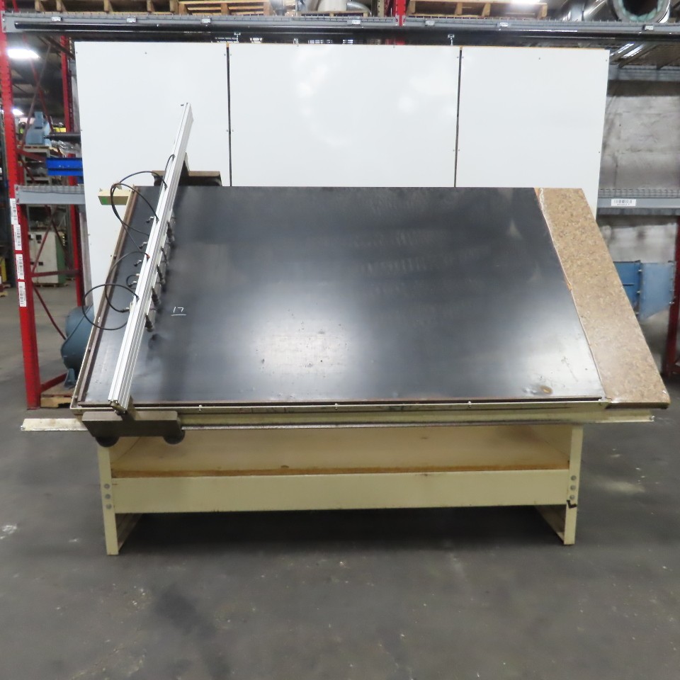 Ritter R215 E/A 5′ x 8′ Face Frame Assembly A Frame Table 5 Pneumatic Clamps