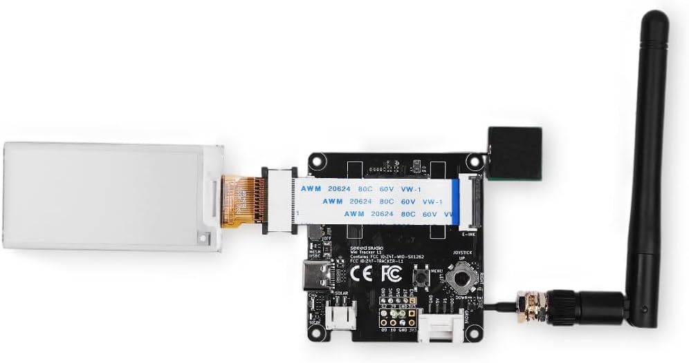 GPS Development Board w/ E-Ink Display for DIY Tracker and Location IoT Project