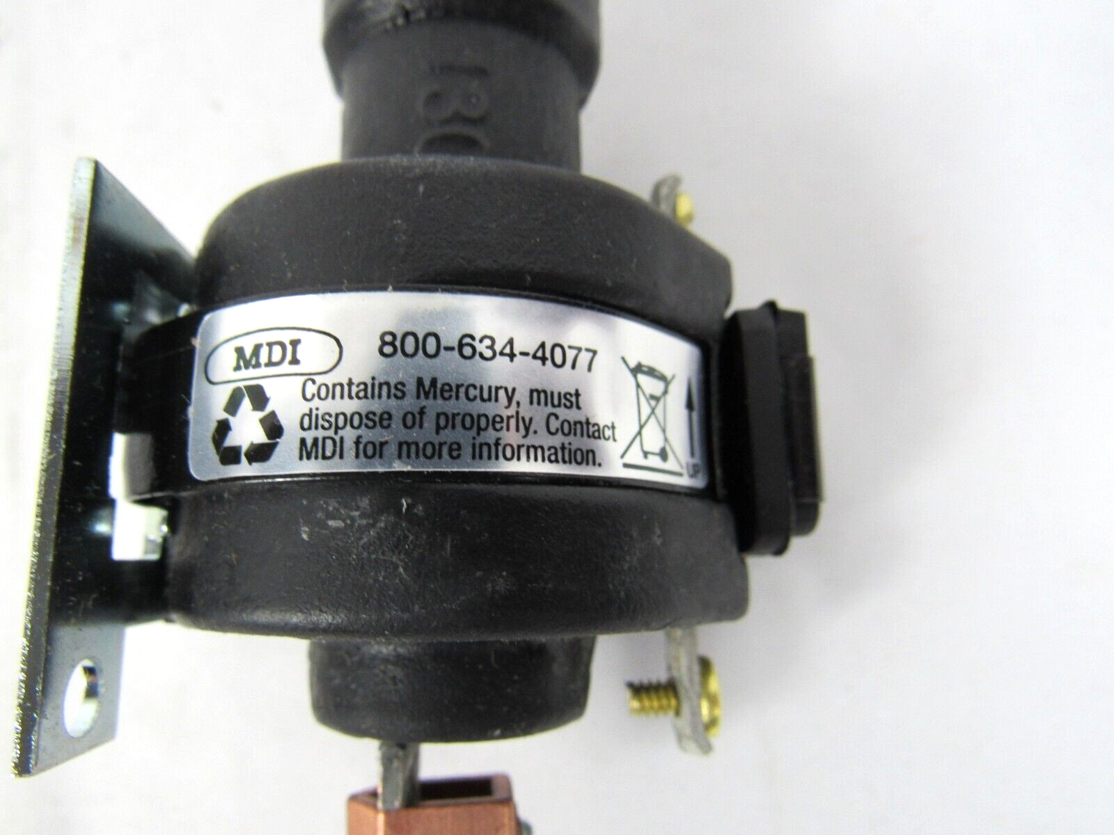 MDI Mercury Contactor Normally Open 35NO-120AH 120V 50/60Hz 35Amp 480Vac