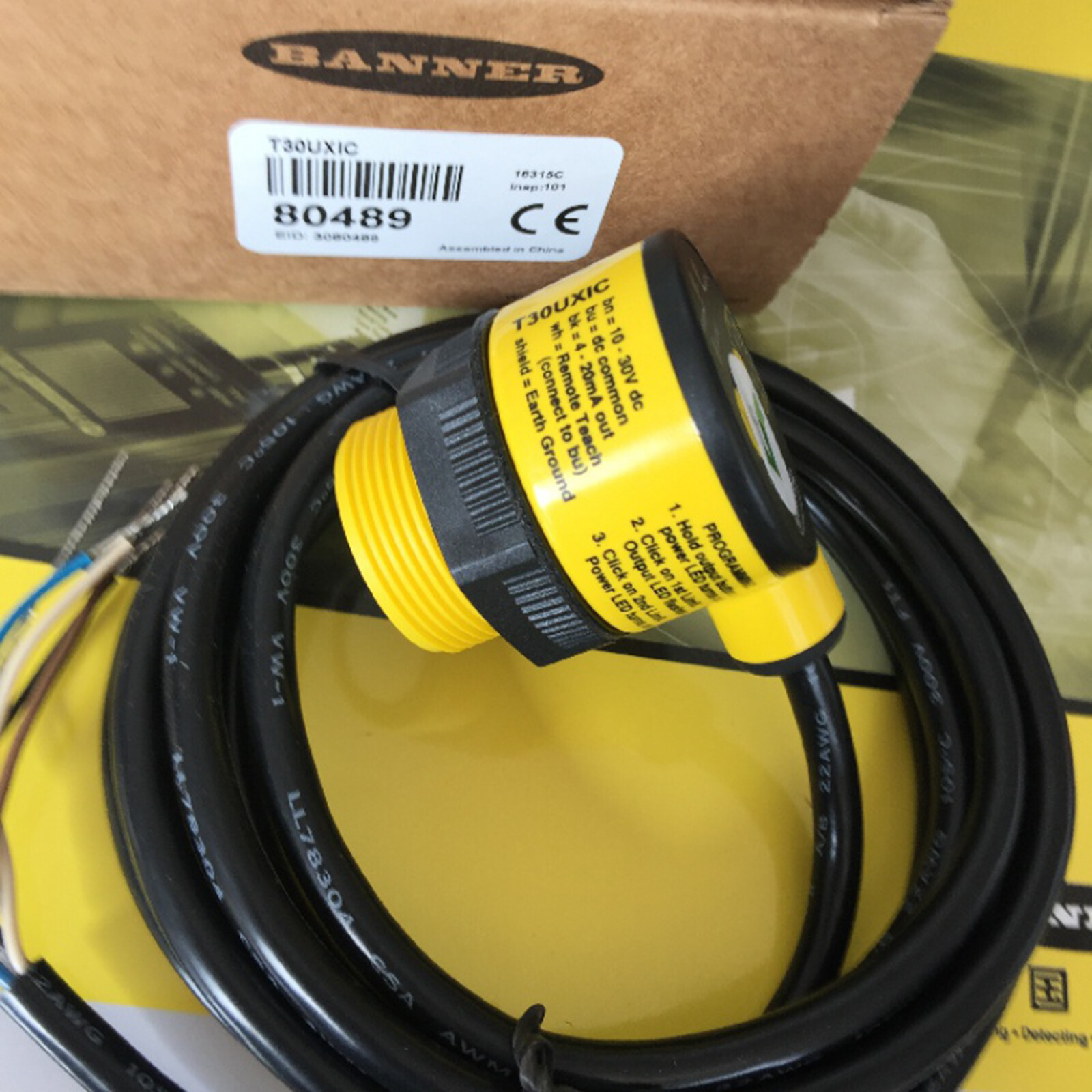 For Banner T30UXUA reflective ultrasonic sensor T30UXUA New