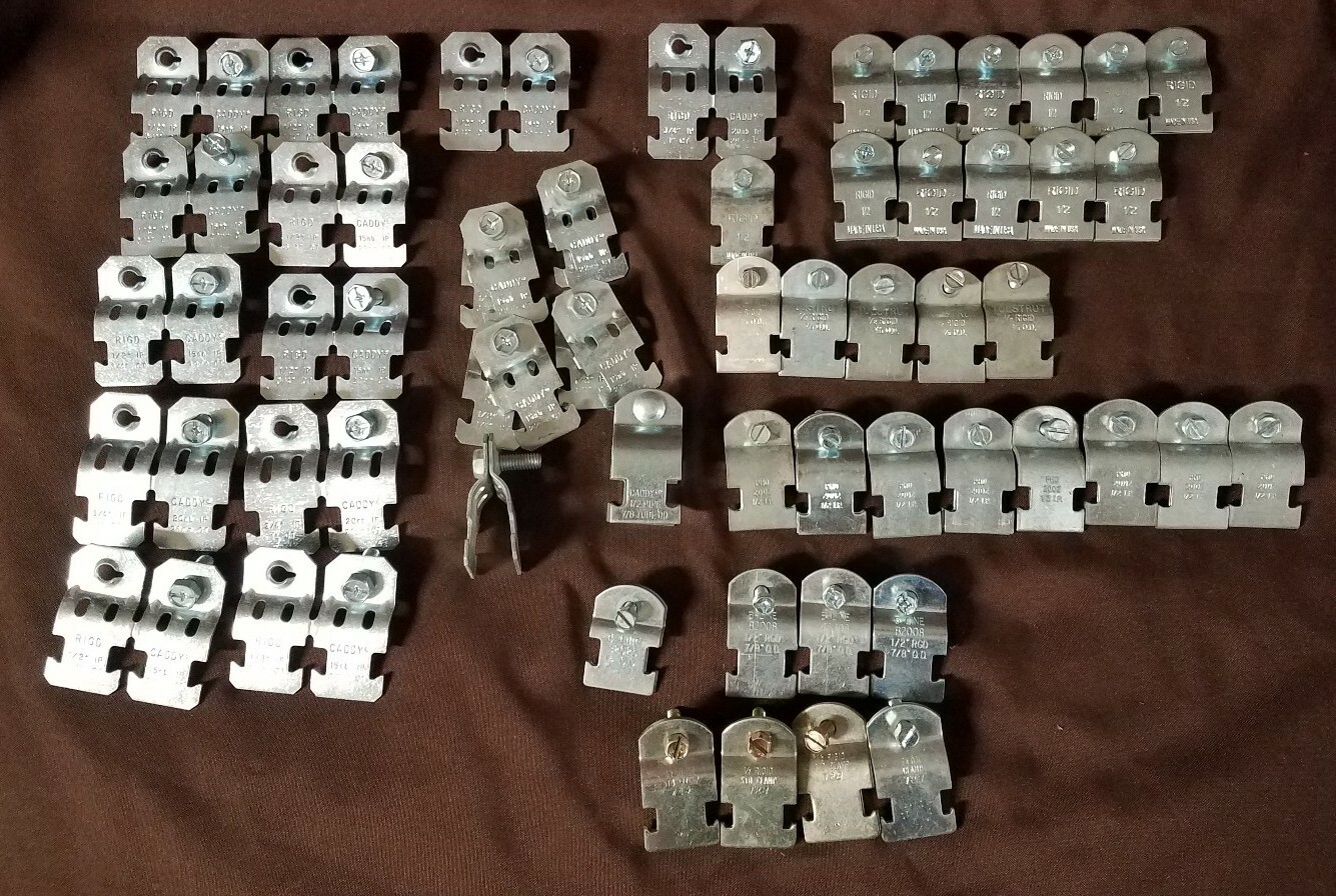 123 Strut Pipe Clamps 1/2″ Rigid – 1-3/8″ OD, Rigid, CT, Multiple Brands