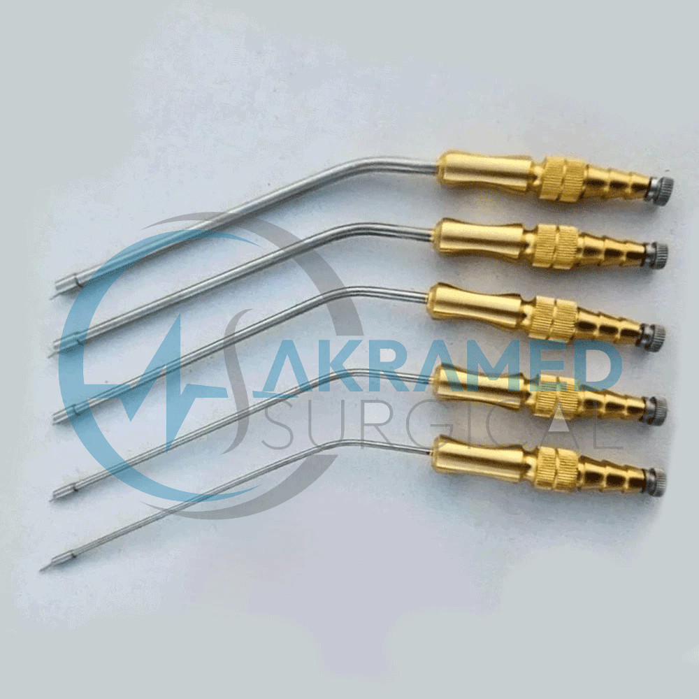 Frazier Suction Tube With Atraumatic Tip 6 To 14FR 5 PCs Set Surgical Instrument