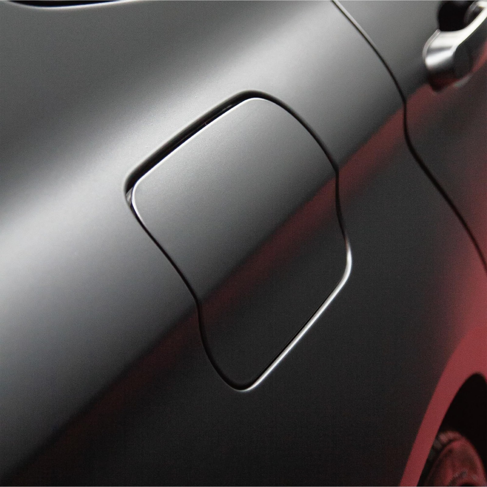VViViD+ Matte Metallic Black Premium Vinyl Wrap (1ft x 5ft) 1ft x 5ft
