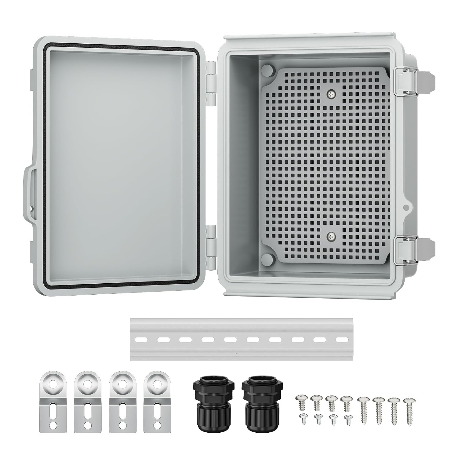 Waterproof Junction Box NEMA 4 Heavy Duty Outdoor Electrical Enclosure Many Size