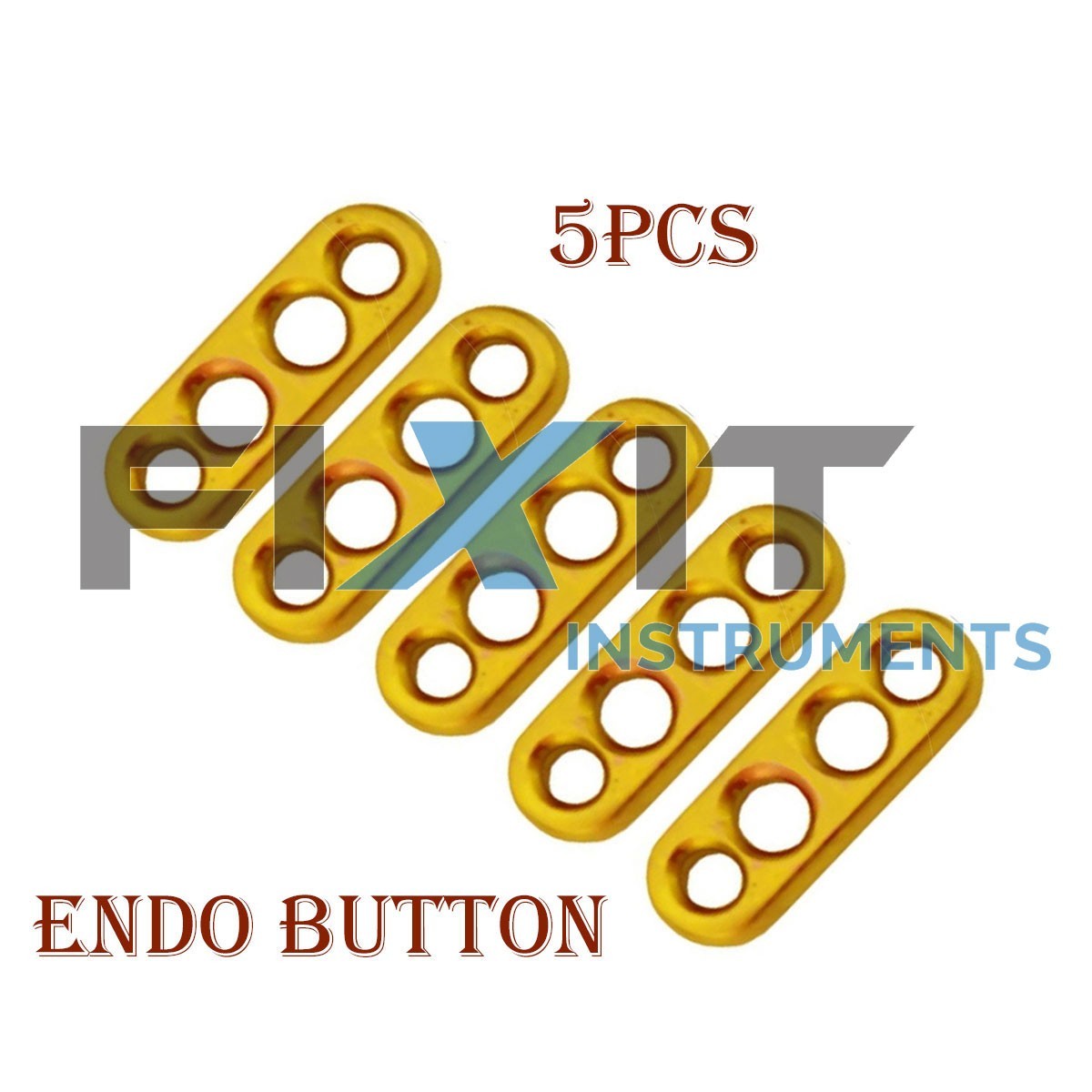 ACL Endo Button 4 holed Surgical Instruments 5pcs