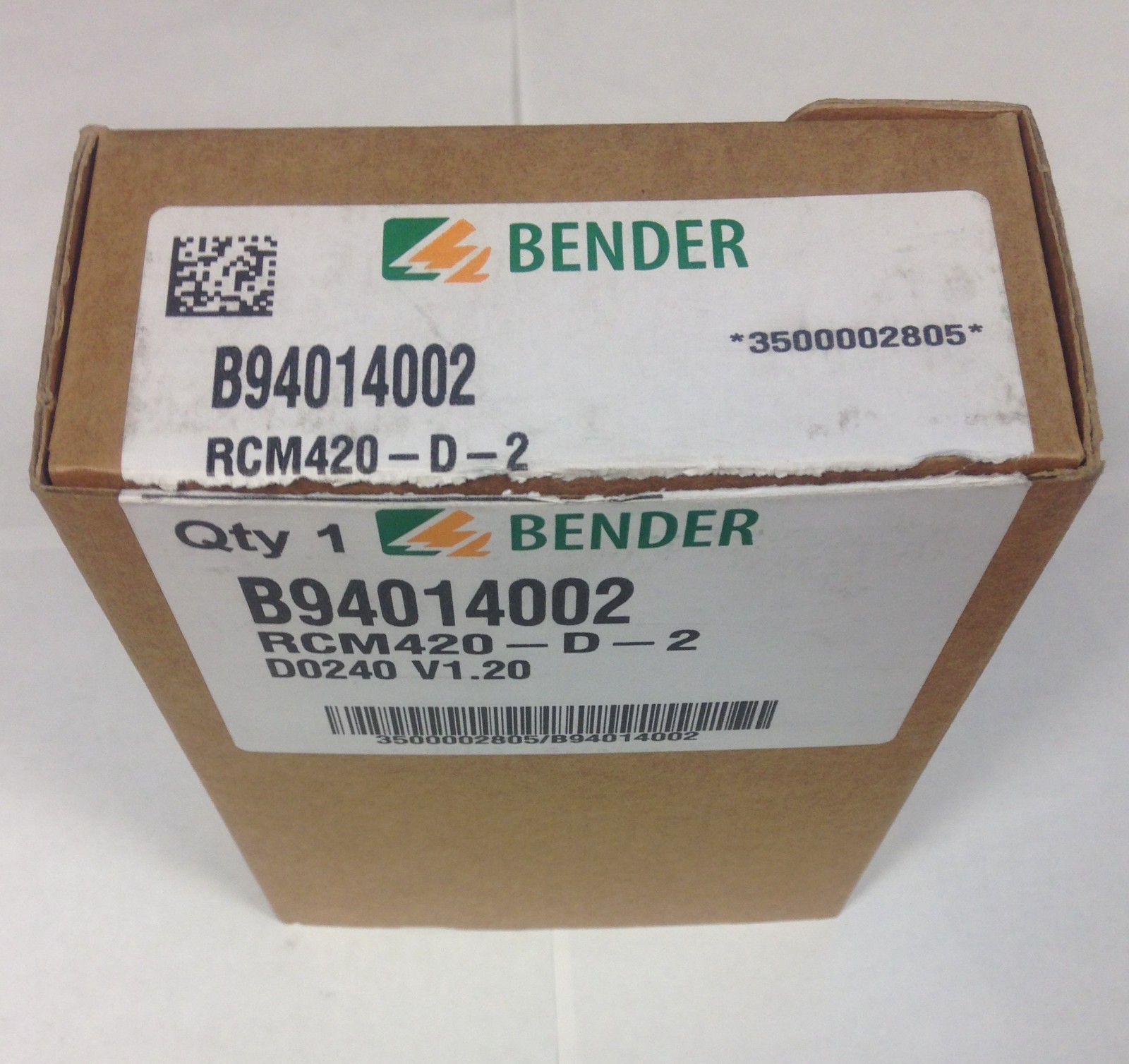 BENDER RCM420-D-2 Residual Current Monitor 12 BRAND NEW