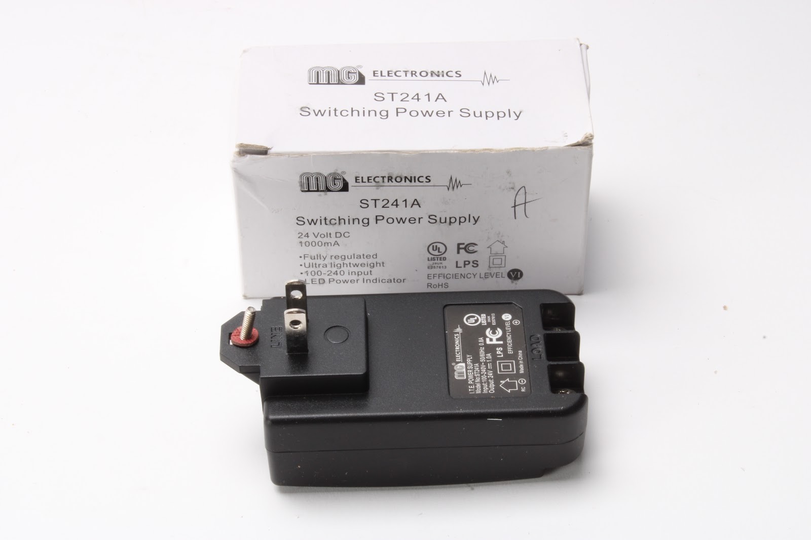 MG Electronics ST-241A I.T.E Power Supply 24VDC 1.0A – New Open Box