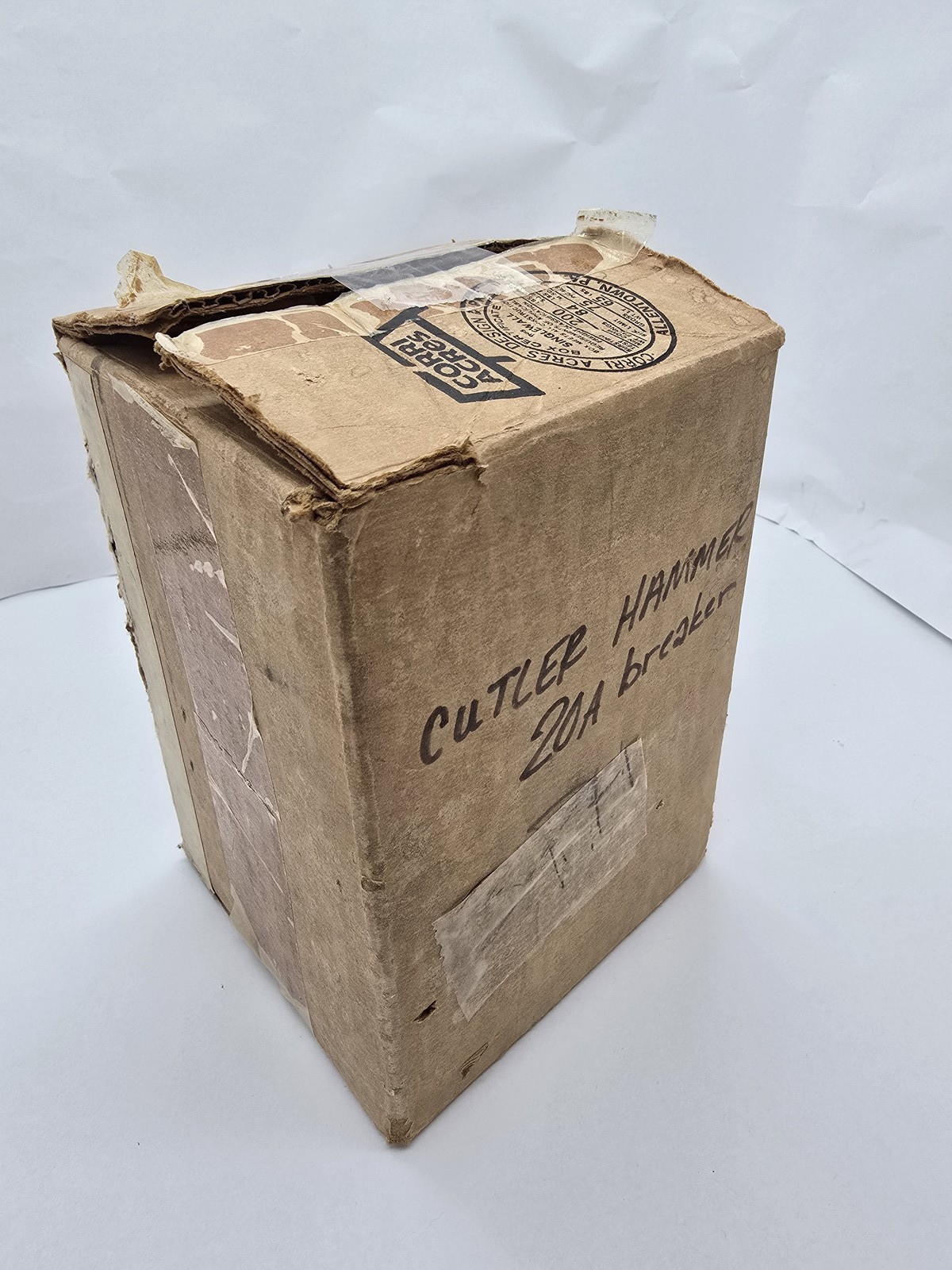 Cutler-Hammer FS340020A Bolt-On Circuit Breaker 20A 3P 3PH 480V 14KA FS