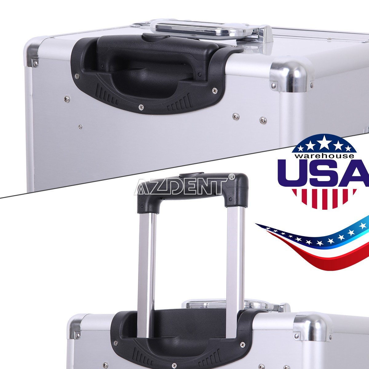 Dental Mobile Delivery Unit with Air Compressor/Suction System/Ultrasonic Scaler