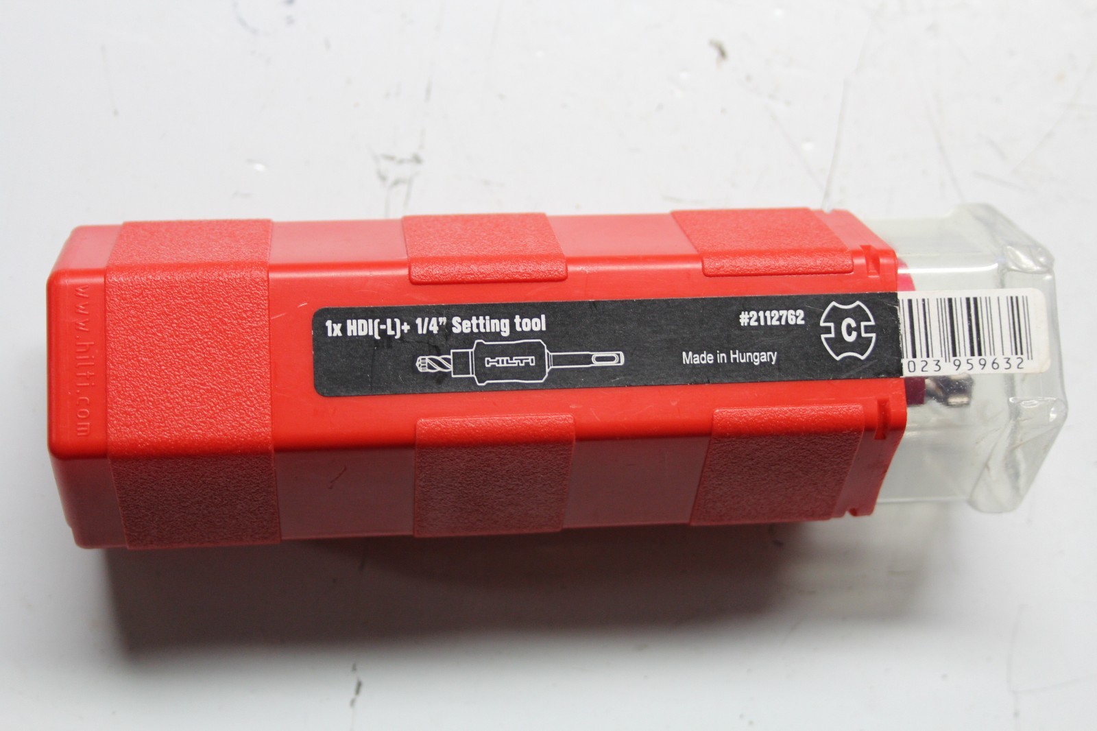 Hilti 2112762 HDI-L+ 1/4″ Drop-In Anchor Setting Tool Genuine OEM
