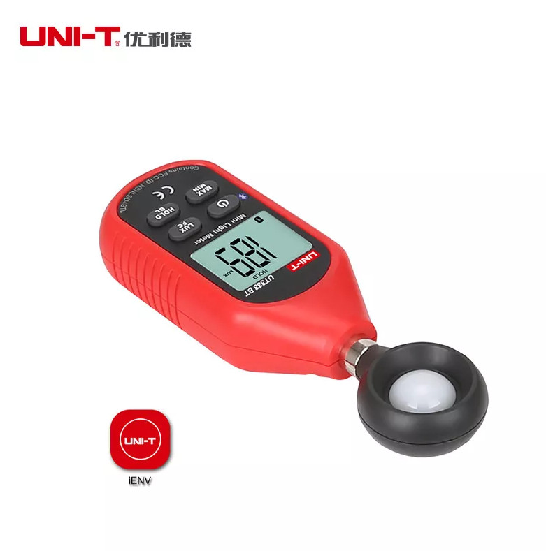 UNI-T Digital Bluetooth Illuminometer Light Meter Luxmeter 199900Lux UT383BT