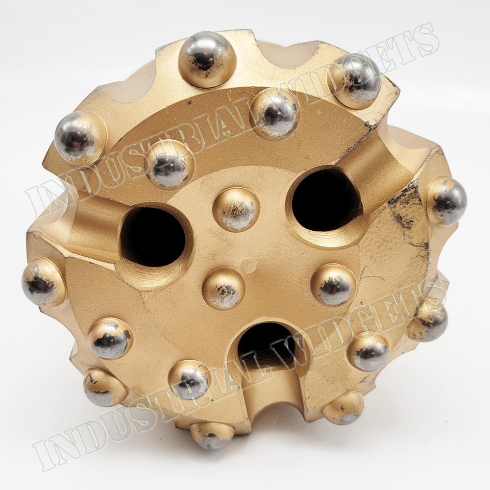 6-1/4″ DTH Bit QL 60 Concave Face, Spherical Buttons, 3 Air Holes & Foot Valve