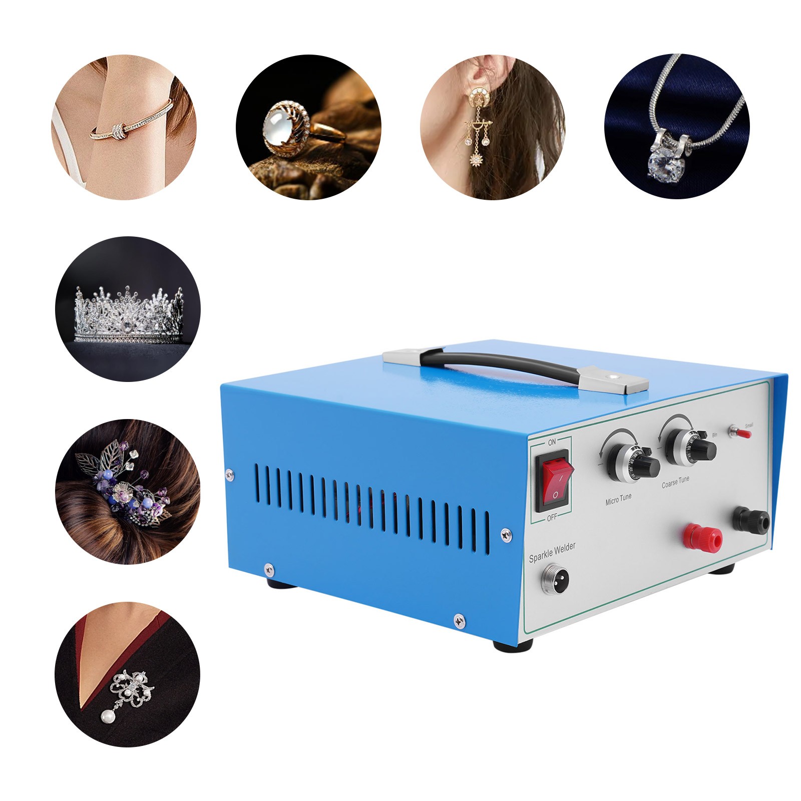 Electric Spot Welder Gold Silver Soldering 600W Jewelry Spot Welding Machine USA