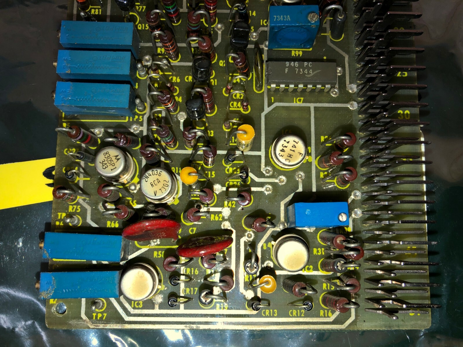 GE Fanuc IC3600A0AH1 Speed-VCE Reference Card Speedtronic Mark II Gas Turbine