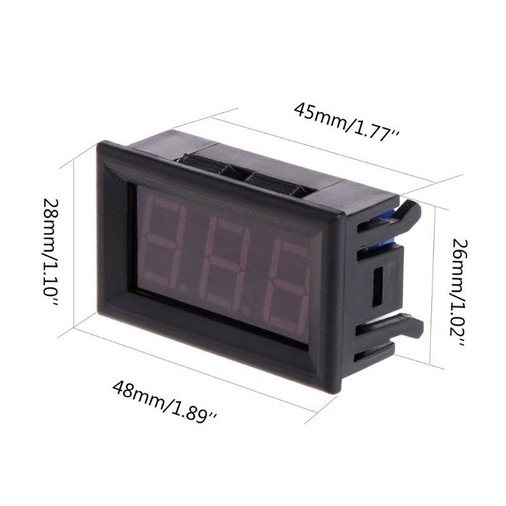 Large LCD Digital Thermometer Temperature Auto Car Meter Gauge With Probe DC 12V