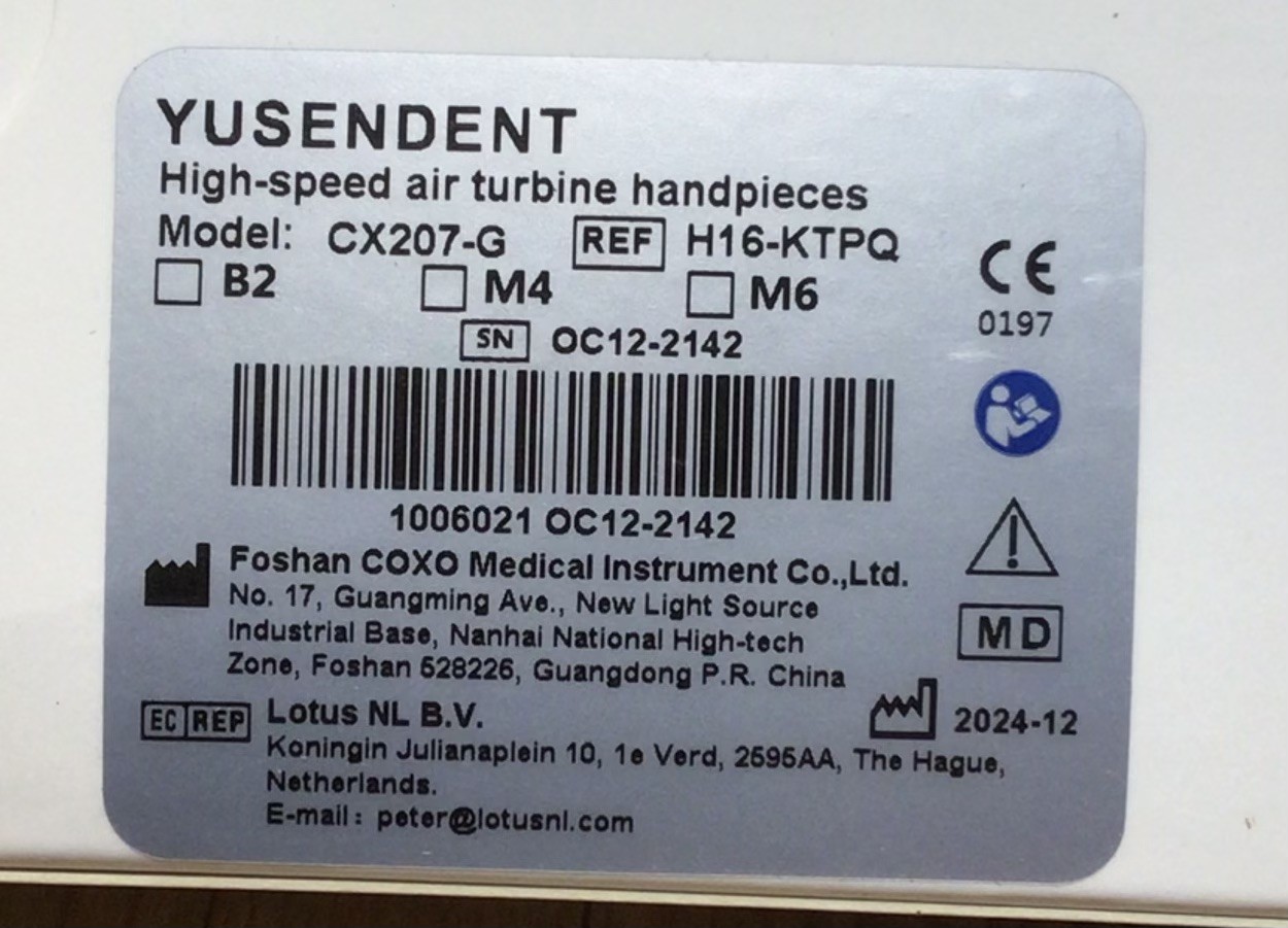 US Coxo Dental HighSpeed Handpiece Big Torque Head Fit Kavo Coupler Fiber Optic