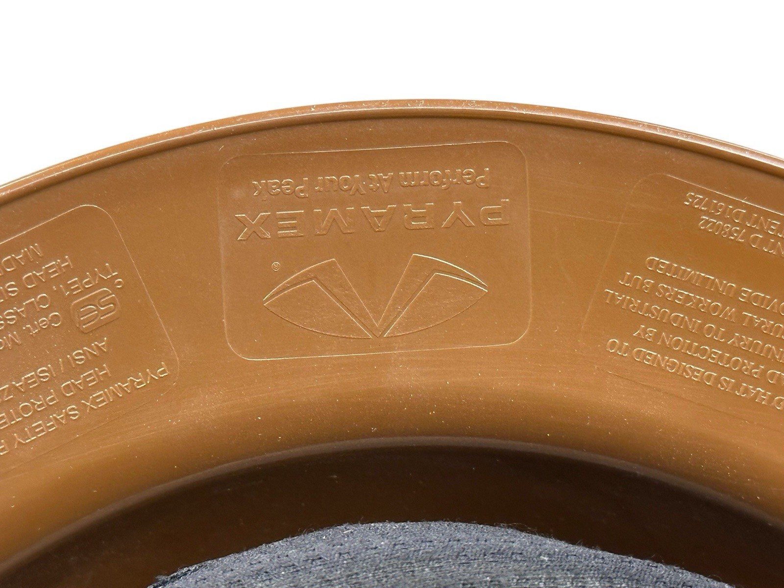MSA Pyramex Full Brim Copper Ridgeline Protective Safety Hard Hat #100