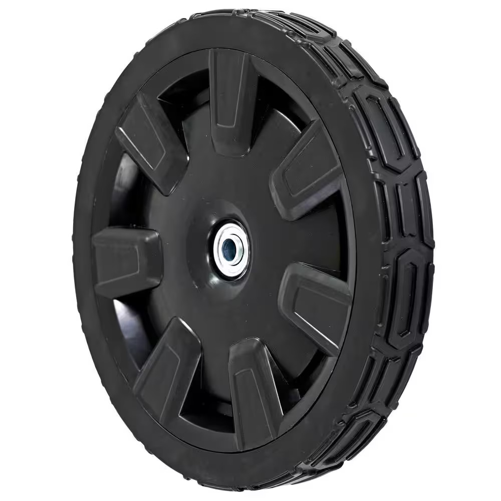 YARDMAX Replacement Free/Non-Drive Rear Wheel 11 in X 1.6 in for Lawn Mowers