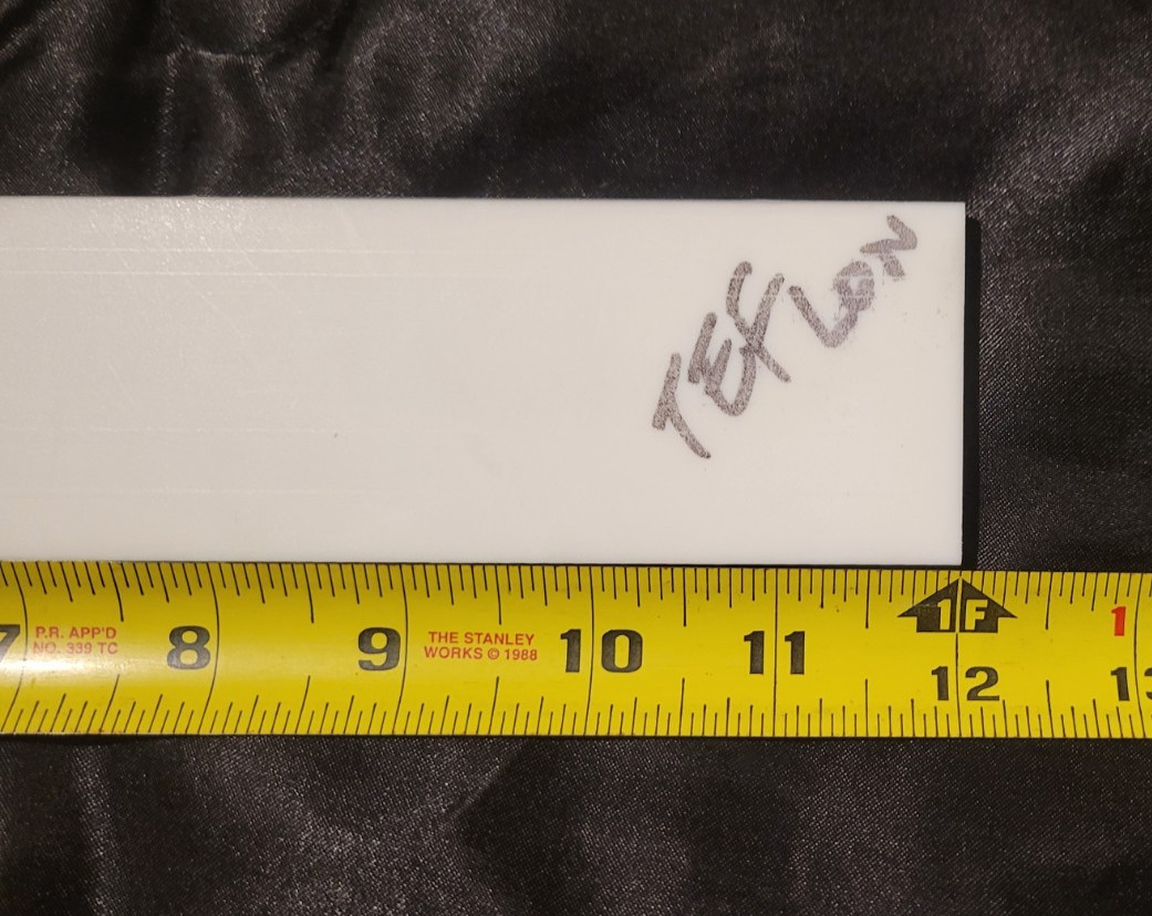 Teflon 3/16 x 2 x 12″ ( .187 x 2.000 x 12.000) INV#X-86