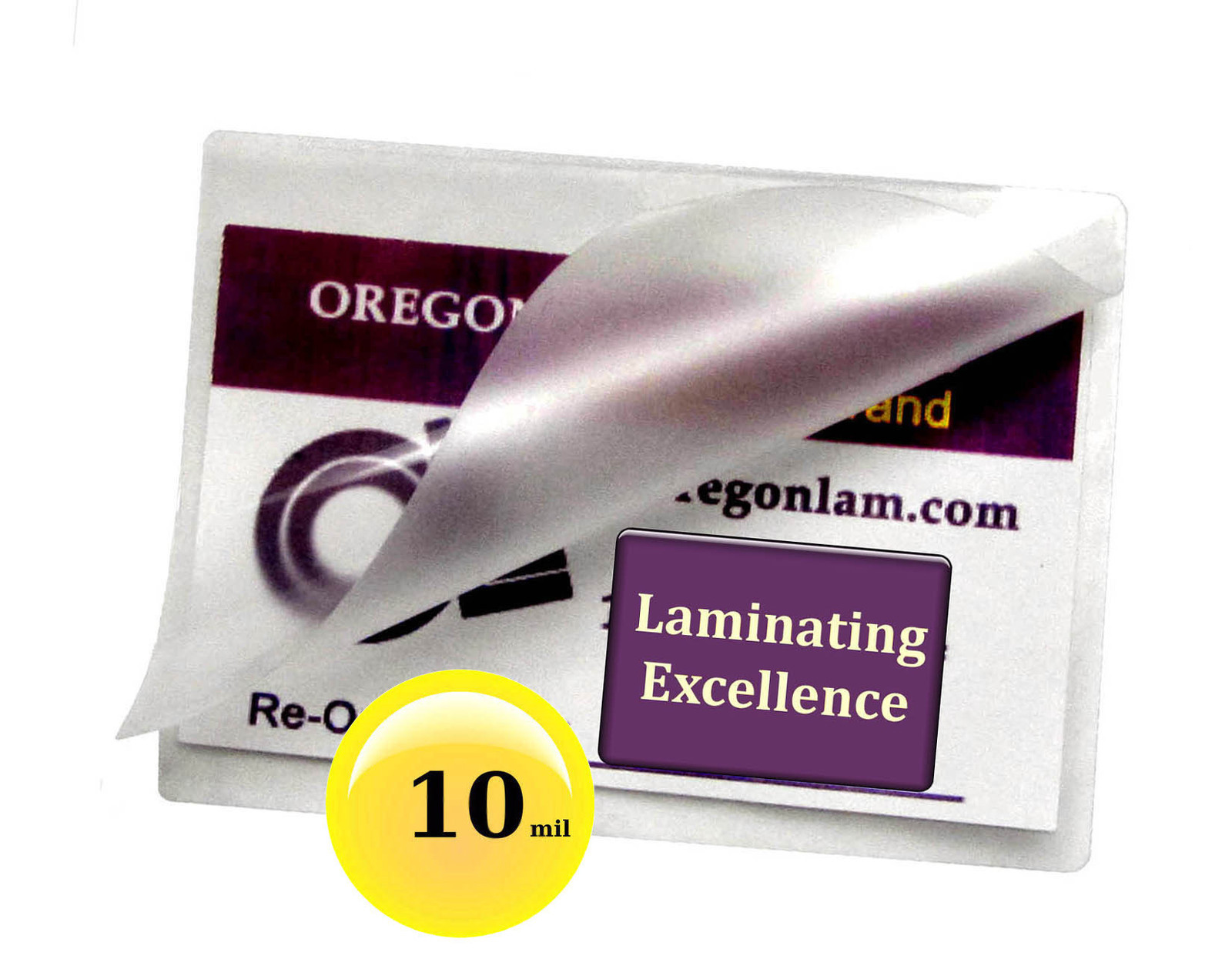 (200/pack) 10 Mil School ID Cards Hot Laminating Pouches 2-1/2 x 3-5/8 Clear