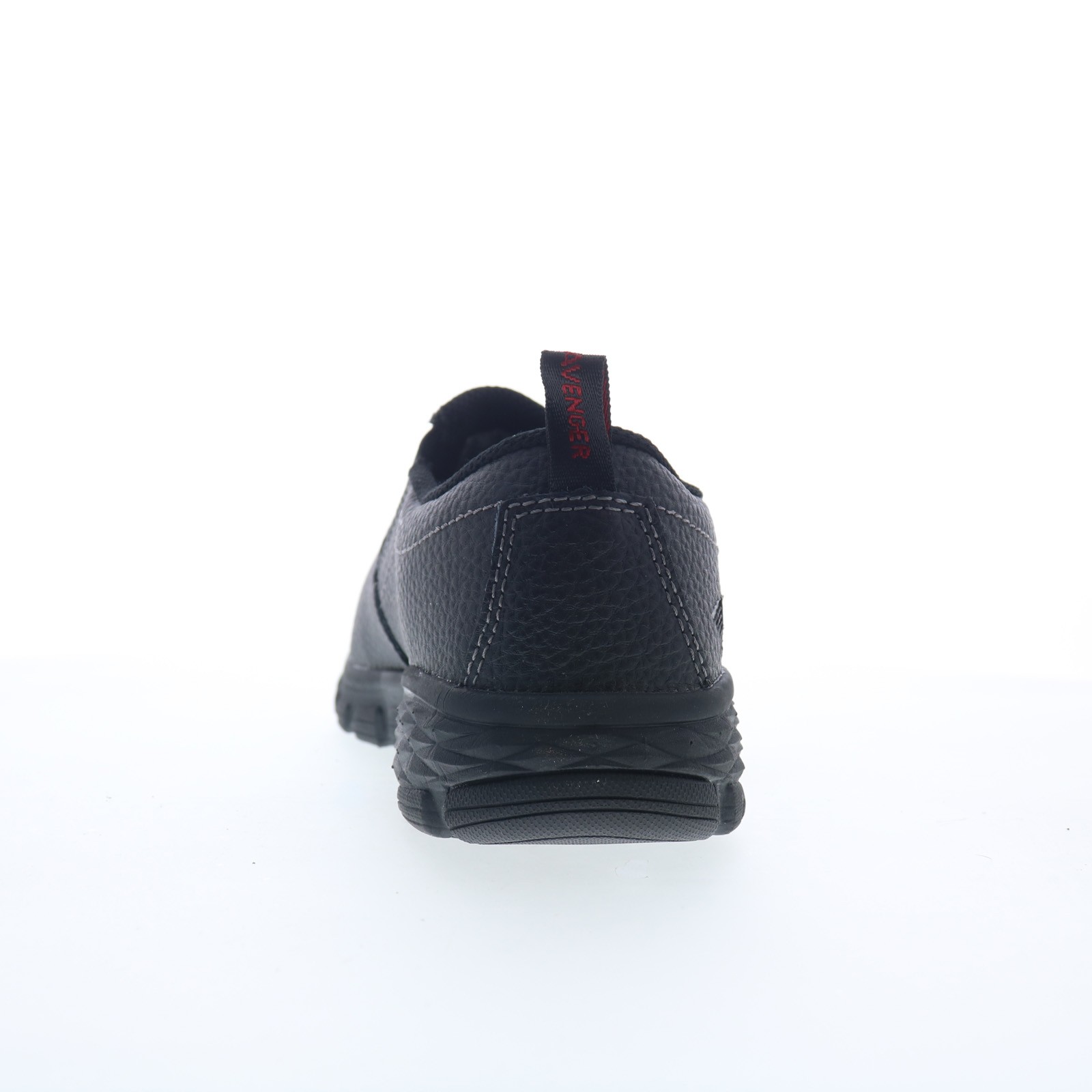 Avenger Flight Slip-On Alloy Toe A7001 Mens Black Wide Work & Safety Shoes
