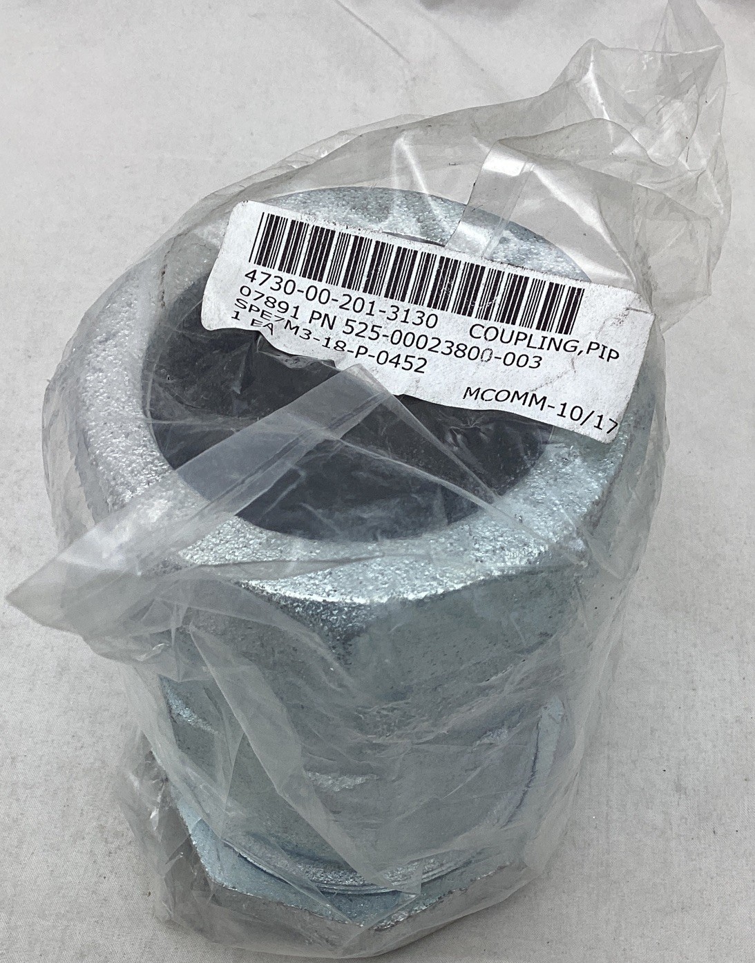 Smith-Blair 2” Galvanized Slip Joint Pipe Compression Coupling 525-00023800-003