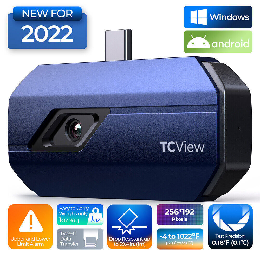 TOPDON TC001 256×192 IR Thermal Imager Optimize Temperature Accuracy ForAndroid