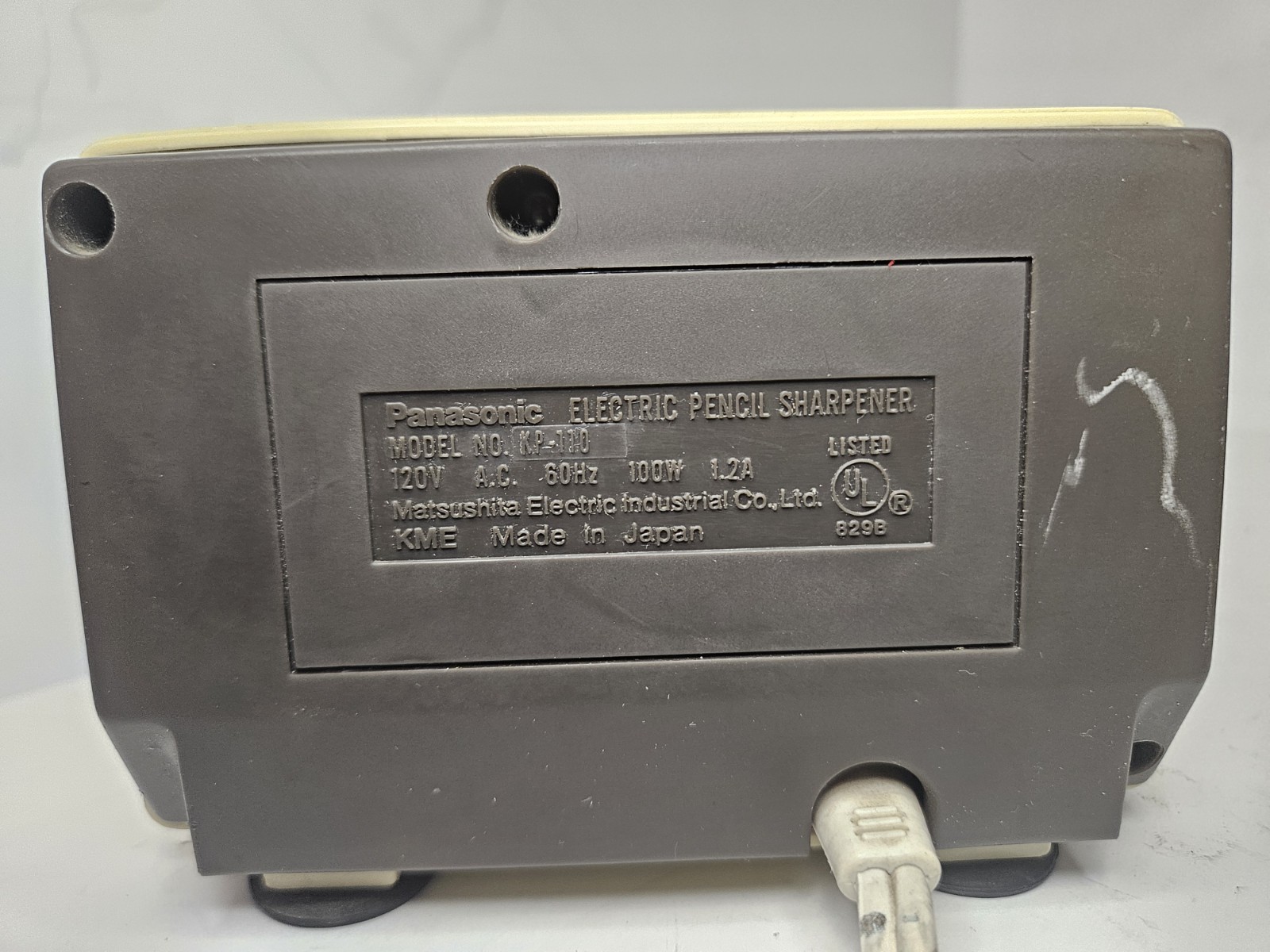 Vintage Panasonic KP-110 Auto-Stop Electric Pencil Sharpener Made in Japan Works