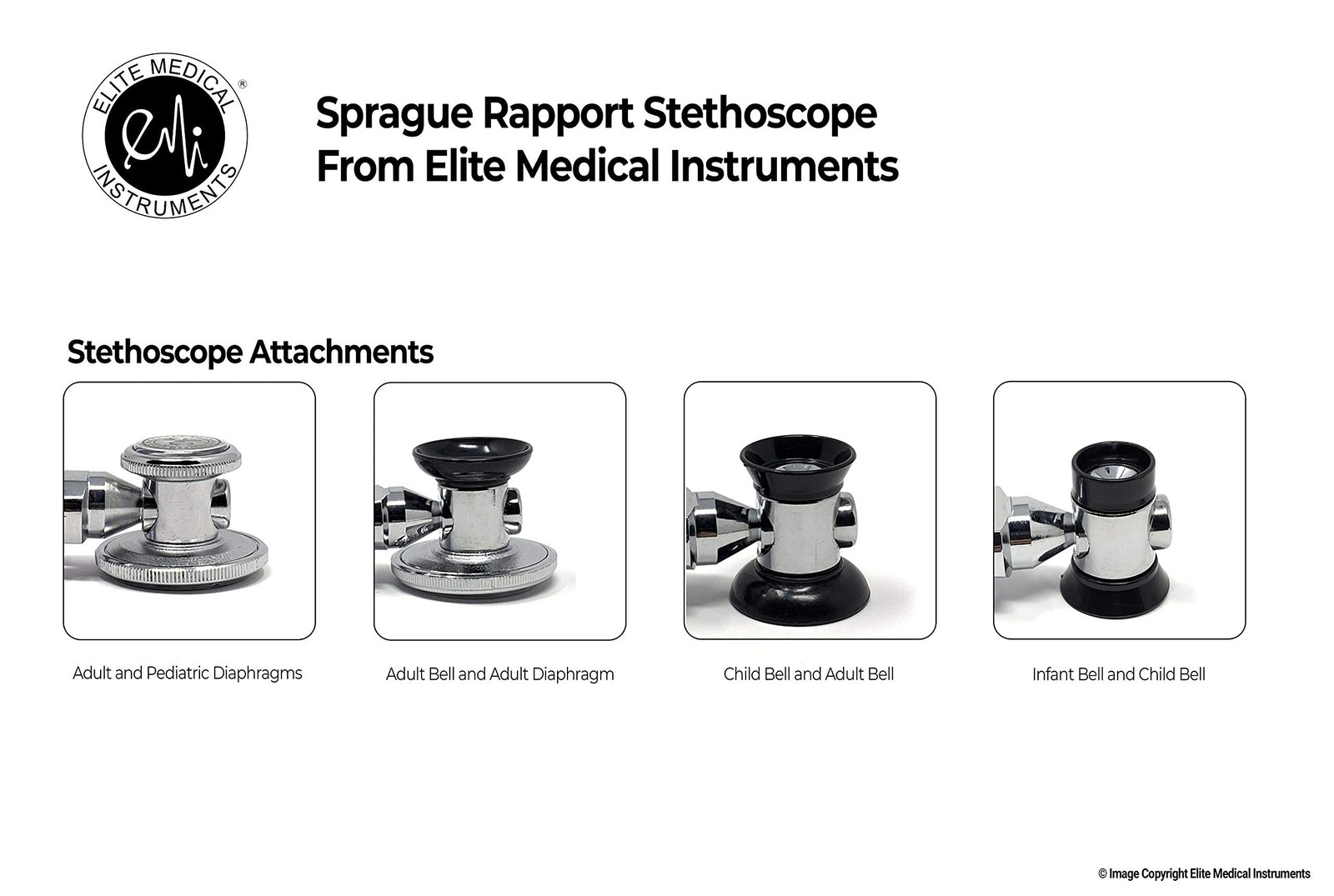 EMI EBL-430 Royal Sprague Stethoscope and Large Adult Cuff (See Large Cuff Si…