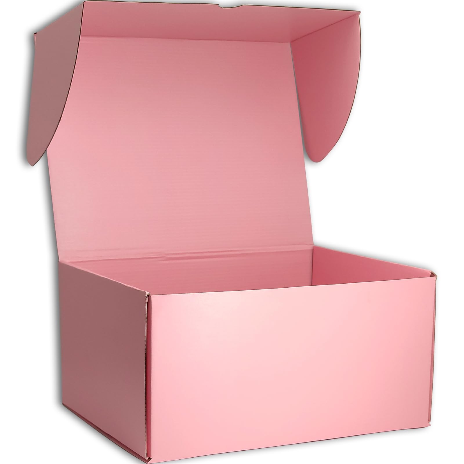 Pink Shipping Boxes for Small Business Pack of 15-12x10x6 inches Cardboard Co…