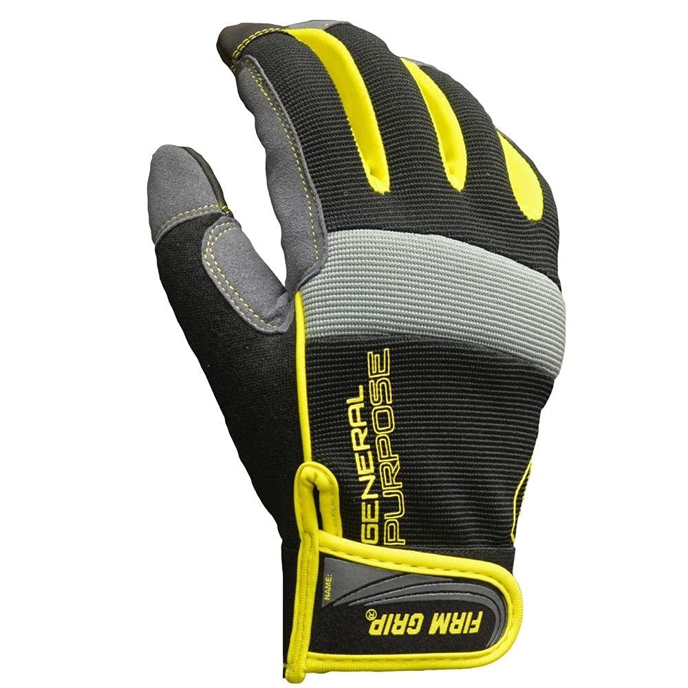 Firm Grip Large General Purpose Gloves (Pack of 2), Multicolor