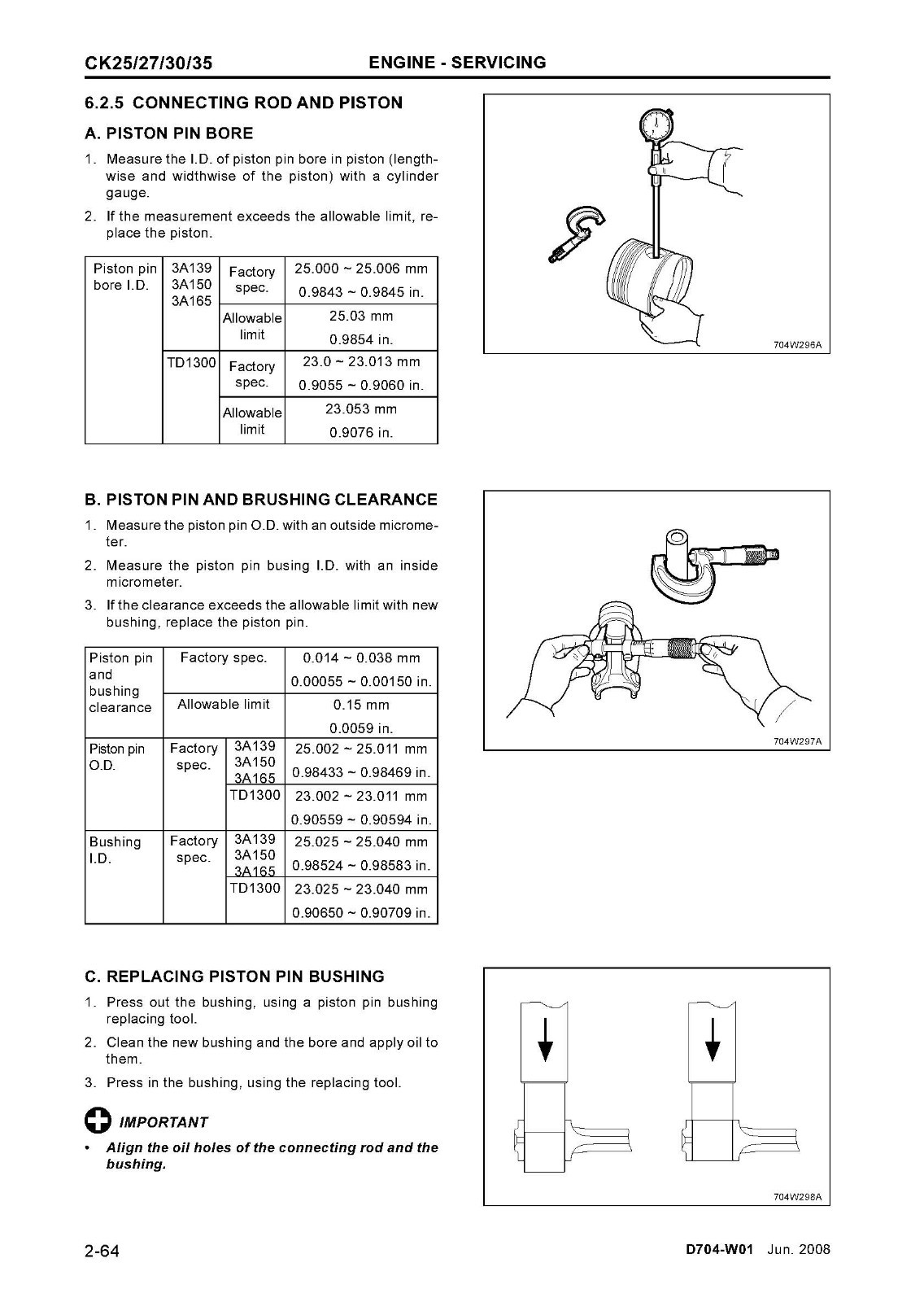 3C 3A 4A 3B 4B Series Industrial Diesel Engines Workshop Manual Fits Daedong 261