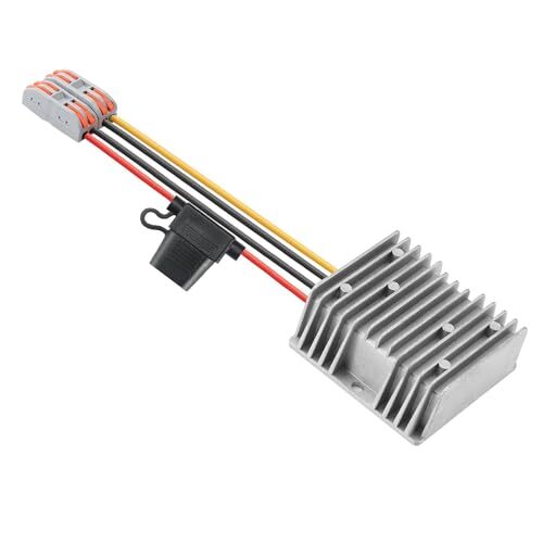 9-32V to 12V10A DC Down Converter DC Voltage Regulator with Waterproof Fuse a…