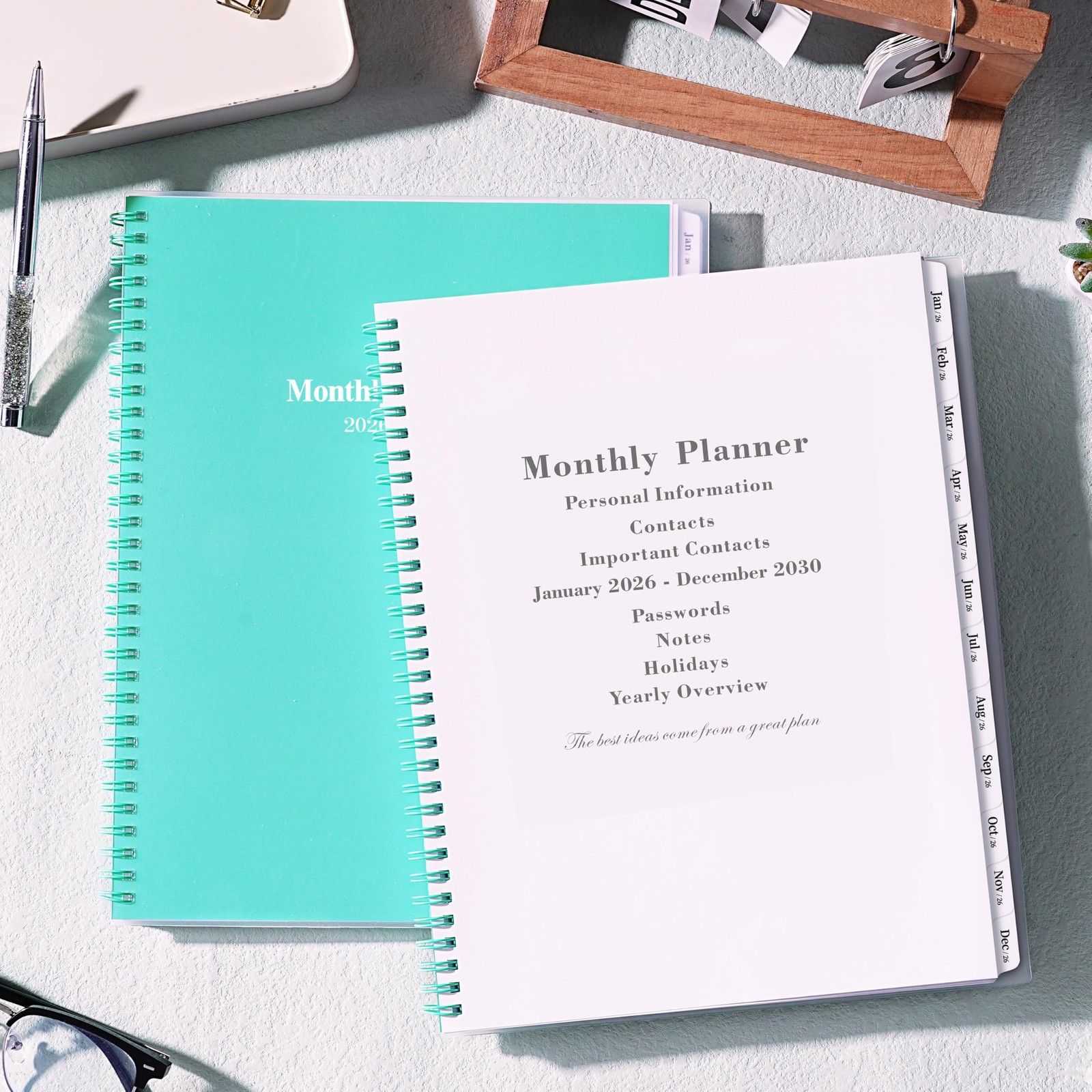 2026-2030 Monthly Planner/Calendar – Jan 2026 – Dec 2030, 5 Year Monthly Plan…