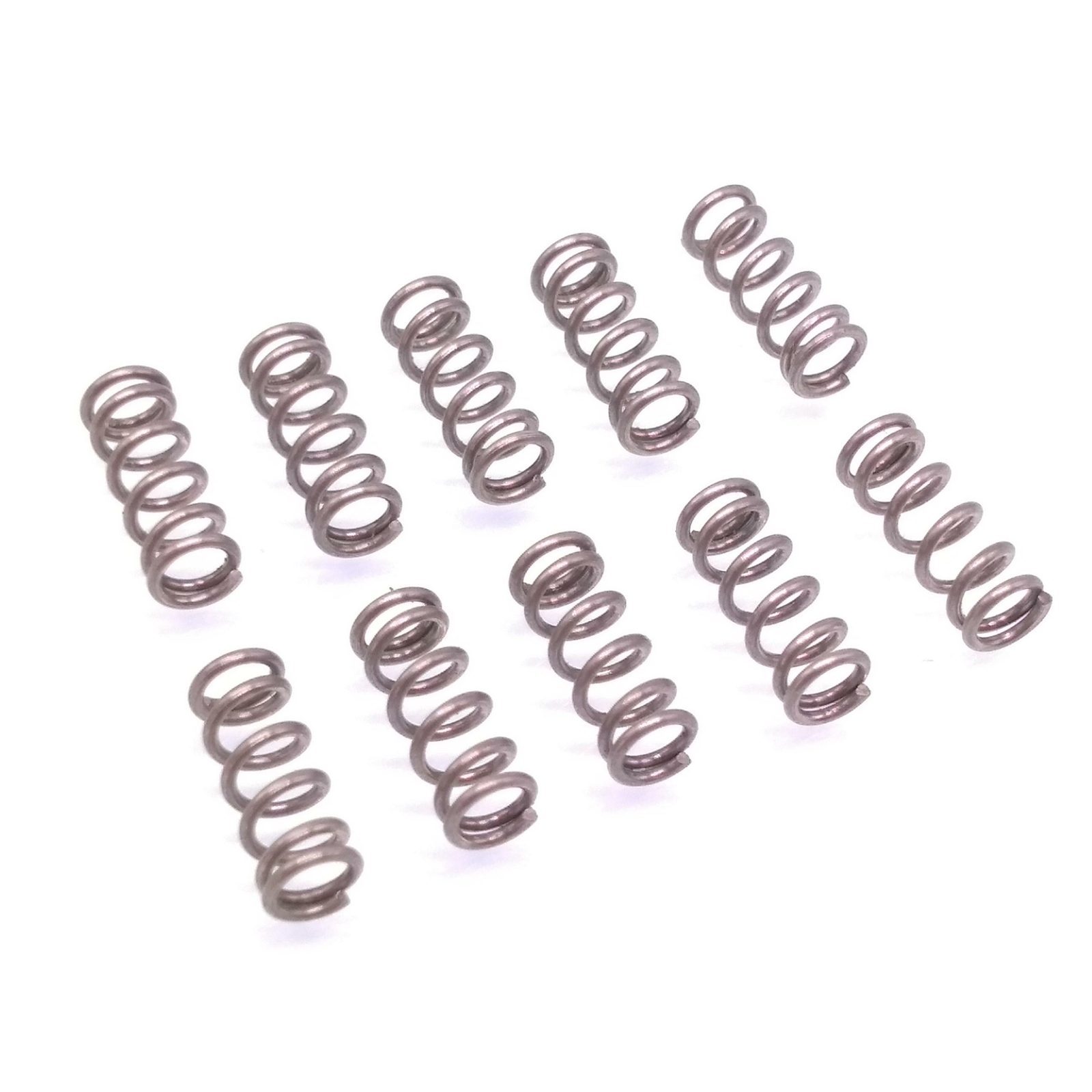 10x 0.6mm Wire Dia Stainless Steel Compression Spring Pressure OD 4mm Length 10