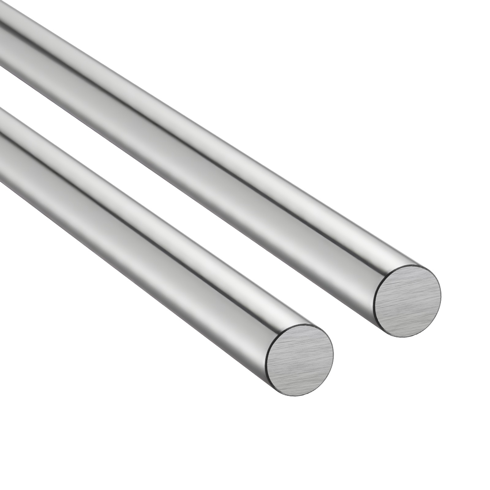 Uimoso 2PCS Linear Motion Rod 25 mm x 1000 mm Carbon Steel Shaft for Operation
