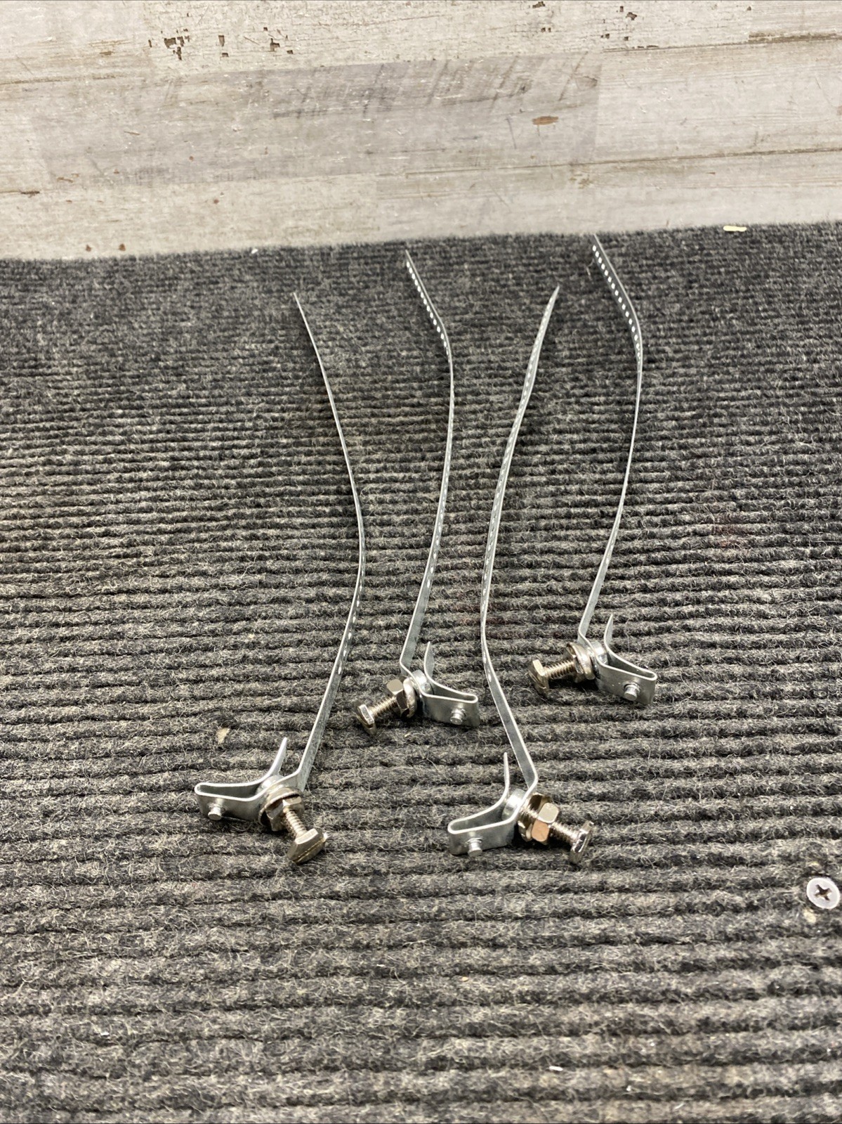 Lot of 4 SatelliteSale 12” Galvanized Steel Ground-Strap