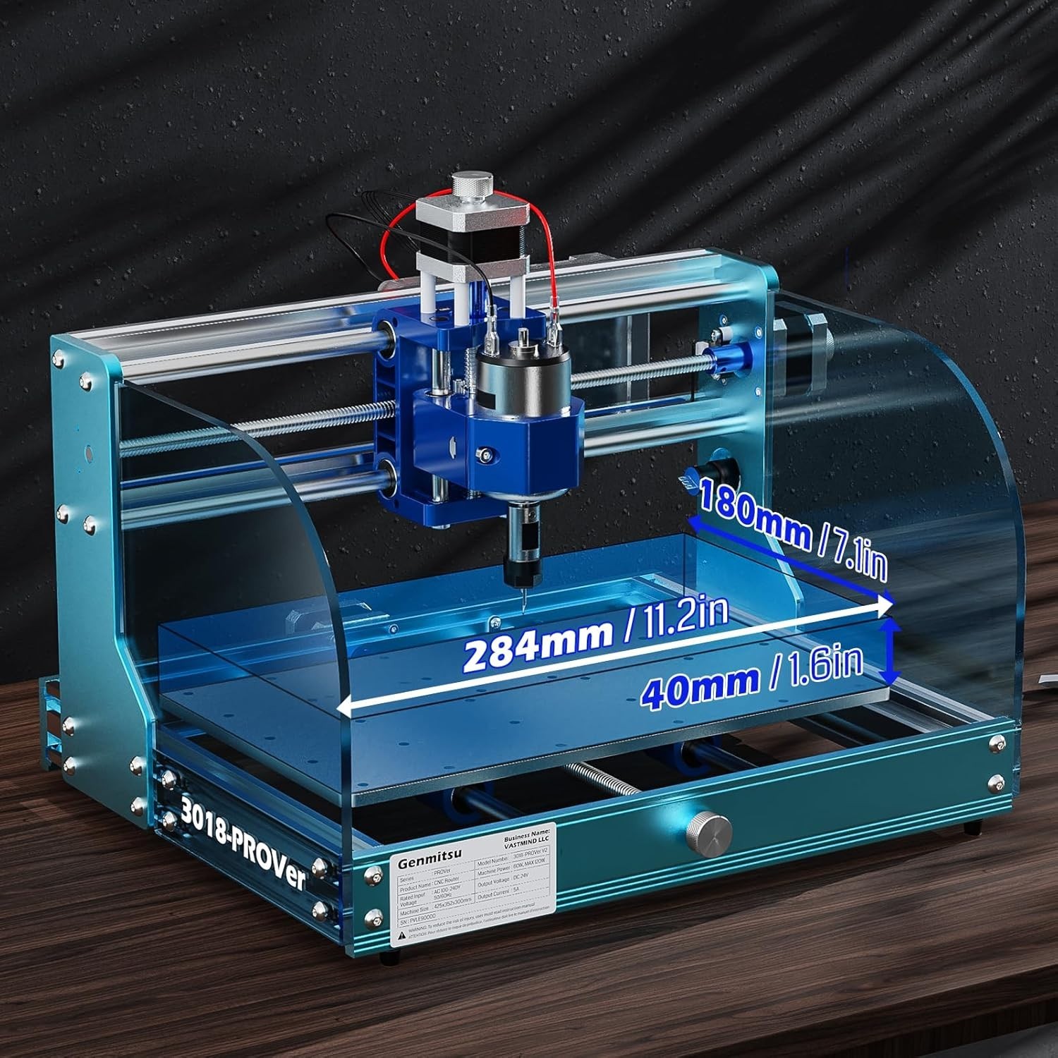 Compact and Powerful Genmitsu 3018-PROVer V2 CNC Router for Art & Small Business