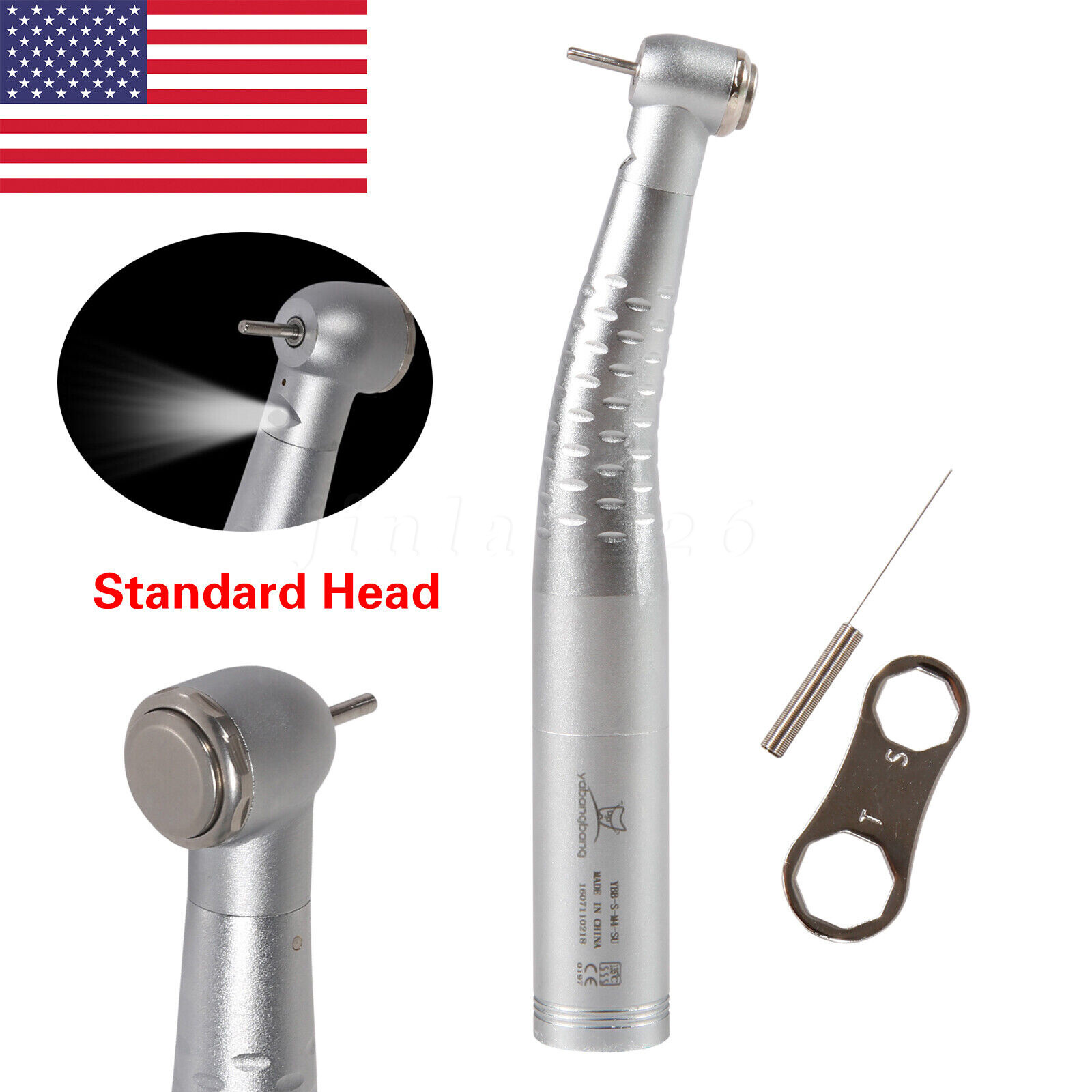 KAVO Style Dental Fiber Optic LED High Speed Handpiece /Quick Coupler 4/6 Holes