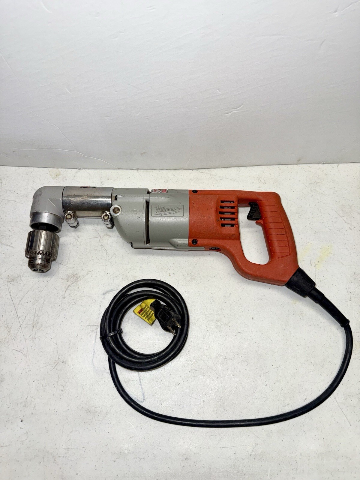 Milwaukee 1107-1 Corded 1/2 in. Right-Angle Drill, 7 Amp, 0-500 Rpm, 120V Tool