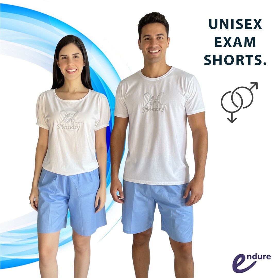 Endure Ind Medical Exam Shorts – Case of 100 Pcs, Disposable, Latex-Free