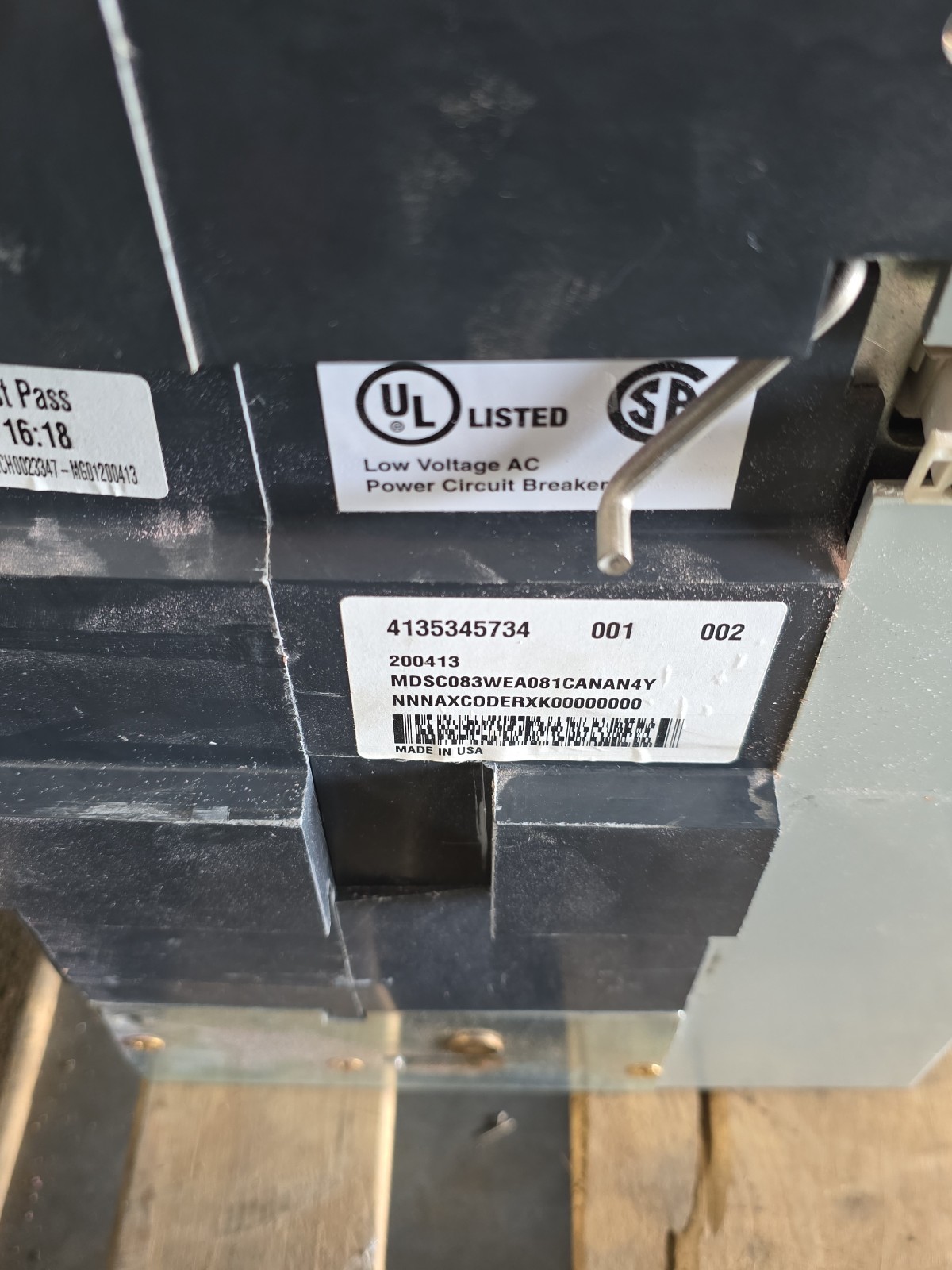 EATON Magnum DS MDSC08 Breaker 800 Amp w/ 11ARMLSI Digitrip