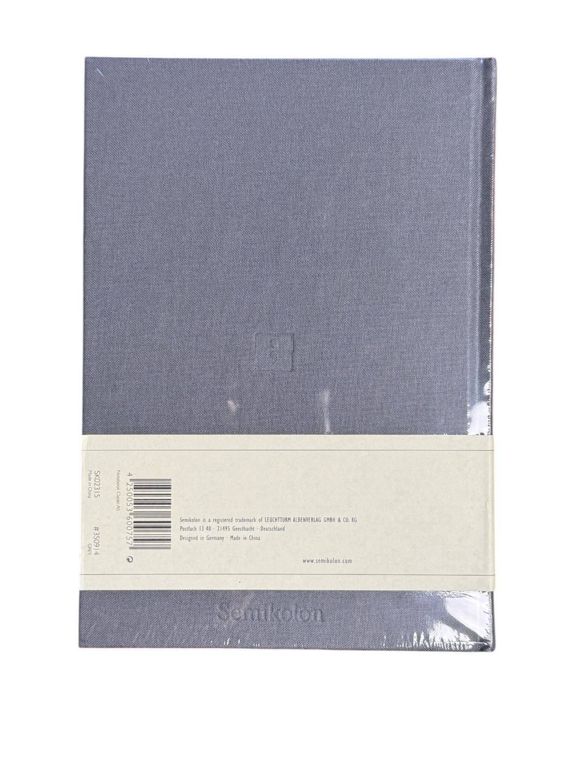 Semikolon Linen Notebook Classic A5 Ruled