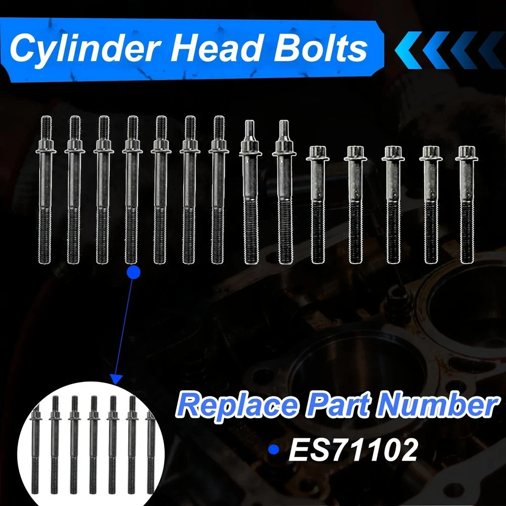 4.0 Full Head Gasket Set w/Cylinder Head Bolts Fit for Jeep Wrangler Grand Ch…