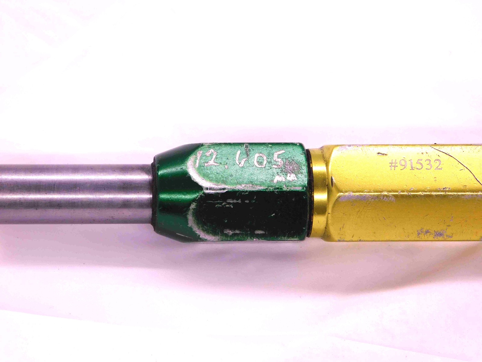 12.605 & 12.625 METRIC PIN PLUG GAGE GO NO GO 13.000 -.375 13 mm .4970 CHECK