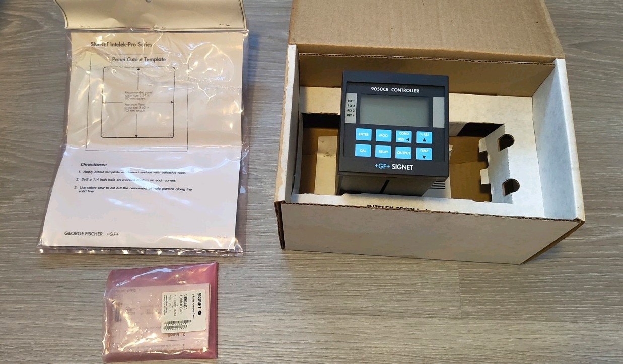 +GF+ SIGNET, CONDUCTIVITY/RESISTIVITY CONTROLLER MODLE# 3-9050CR-1
