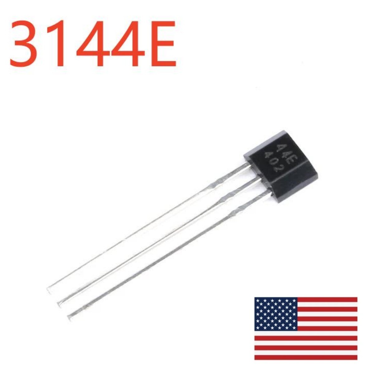10pcs A3144E Hall Effect Sensor Switch 44E Magnetic Detector TO-92 Arduino DIY